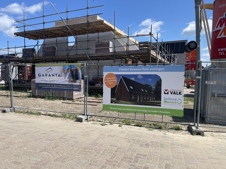 Garanta borgt kwaliteit bij vier rijwoningen in Nieuw-Heeten